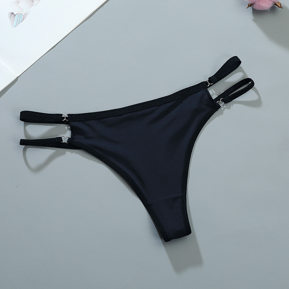 Women Seamless Thong Panties Ice Silk Underwear Thong Female Low Waist Breathable Underpants