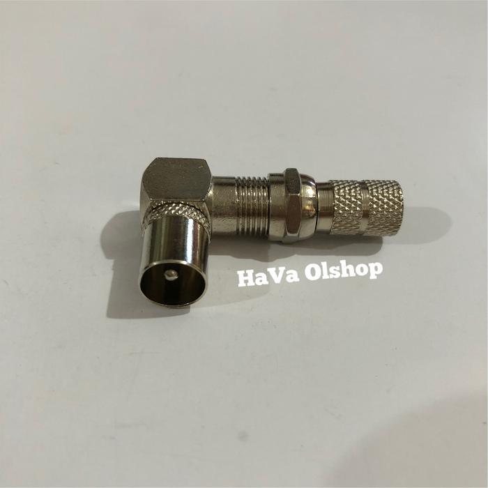 "New" JACK ANTENA TV DRAT L PLUS 1 F KONEKTOR