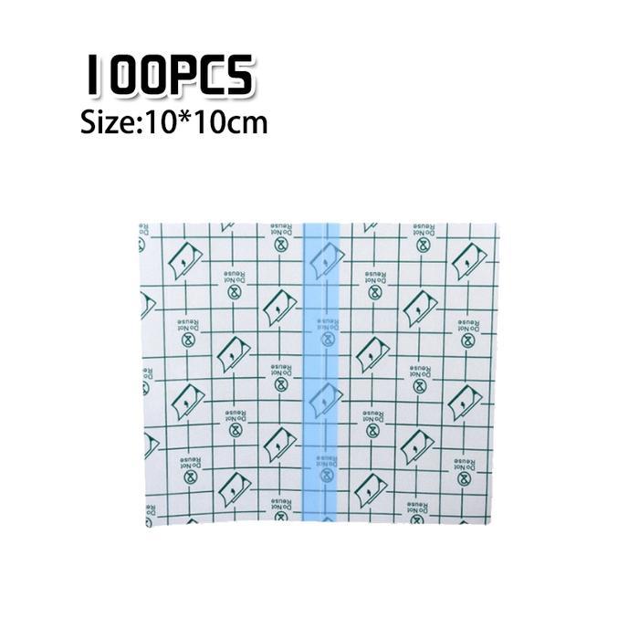 10*10CM PLASTER LUKA ANTI AIR 100 BUAH PLESTER PLASTIK LUKA ANTI AIR