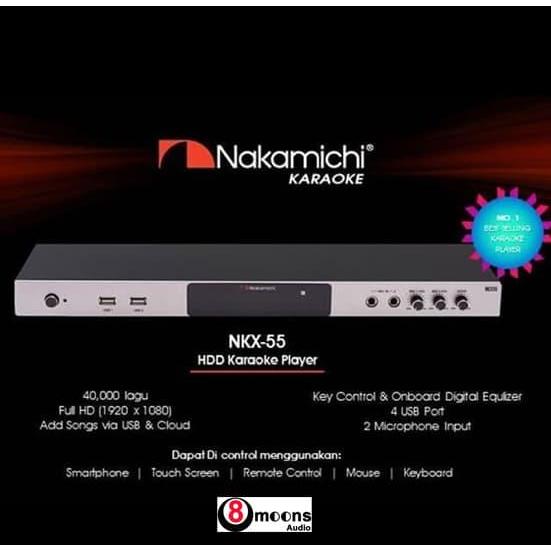 Nakamichi NKX55 NKX-55 NKX 55 Player Karaoke with Youtube - 2TB