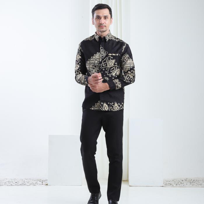 Arumi - Kemeja Batik Pria Viscose Slimfit Outfit Kondangan Couple
