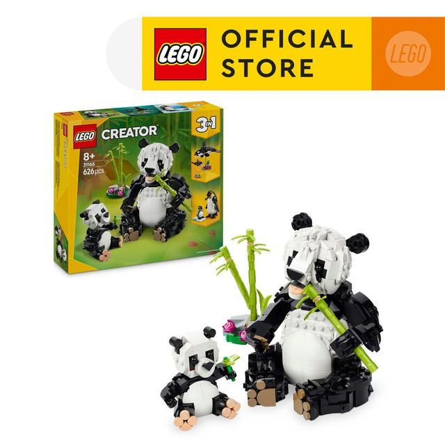 LEGO Creator 31165 Wild Animals: Panda Family (626 Pieces), Building Block, Toys, Bricks