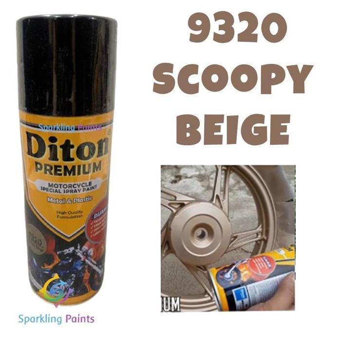 PILOX DITON PREMIUM SCOOPY BEIGE H 9320 H9320 400ML COKLAT MUDA CREAM KREM METALLIC METALIK CAT