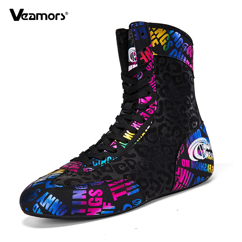 High-Top Boxing Shoes Women Men Martial Arts Free At Boxing Shoes Gym Training Shoes