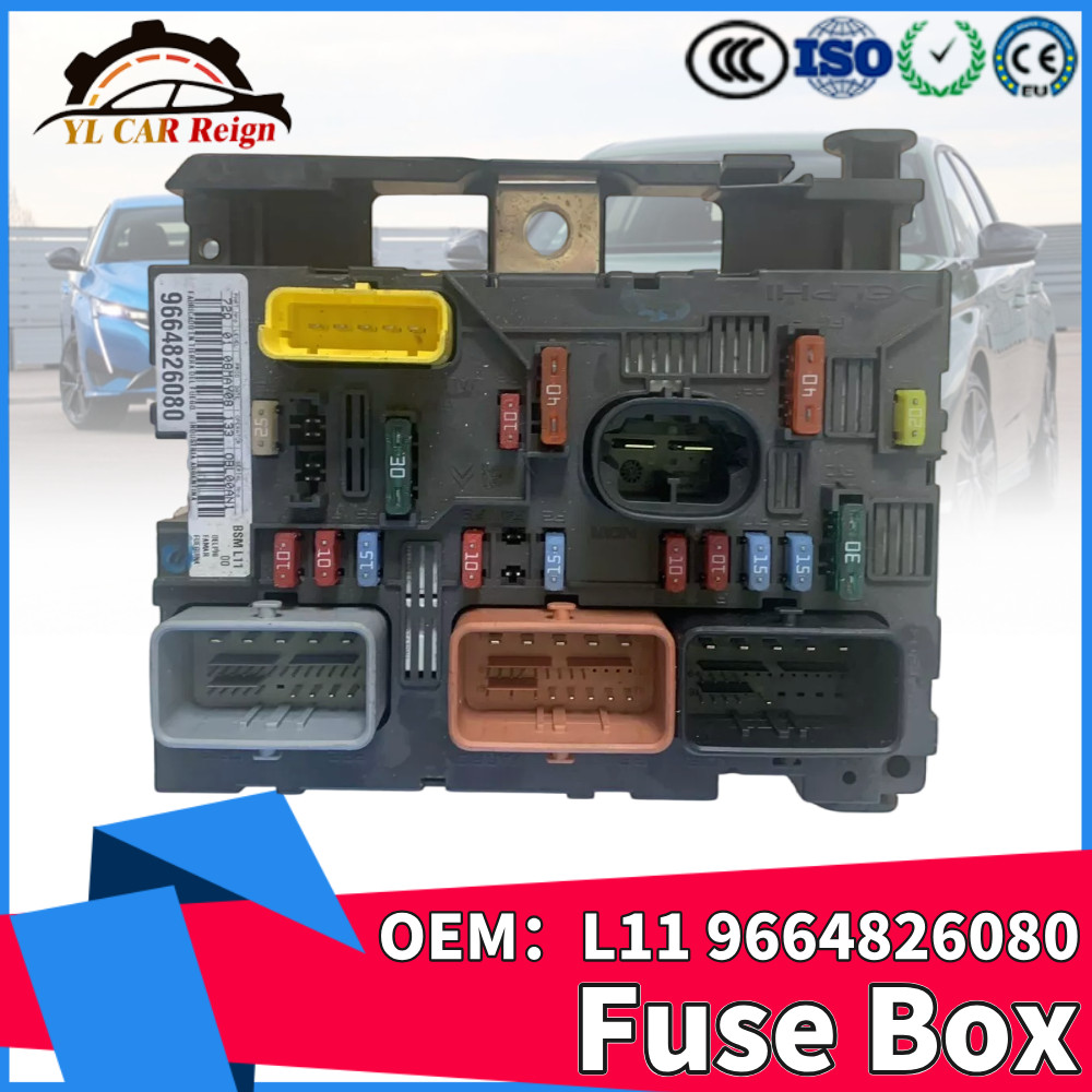 Baru For Peugeot 207 307 Citroen C4 BSM L11 Fuse Box 9661087080 9661708280 9664826080 9664055780 Gen