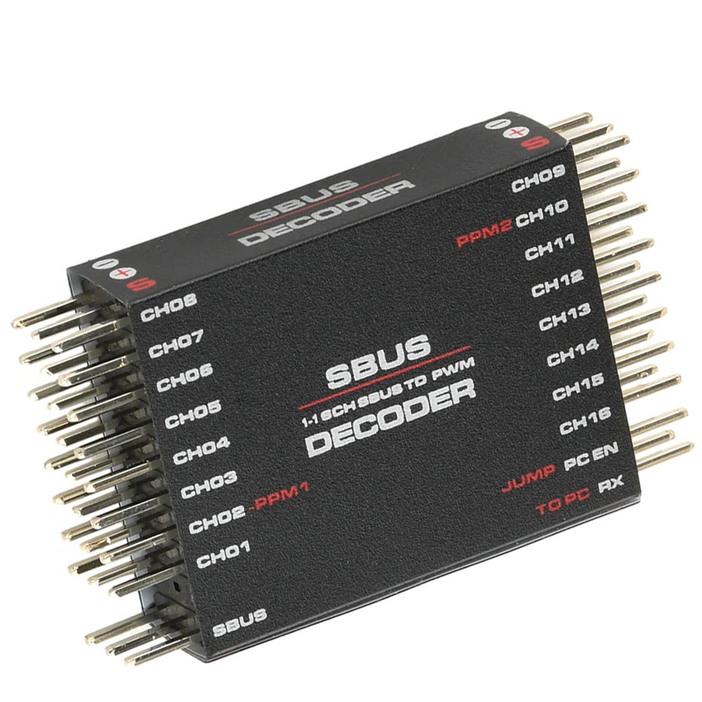 Terbaik SBUS TO PWM/PPM DECODER Receiver DIY SBUS to 16 channel PWM converter 2 way ppm DIY Electron