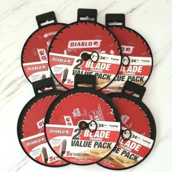 DIABLO SAW BLADE 6 1/2 INCH CIRCULAR SAW TABLE SAW MATA GERGAJI