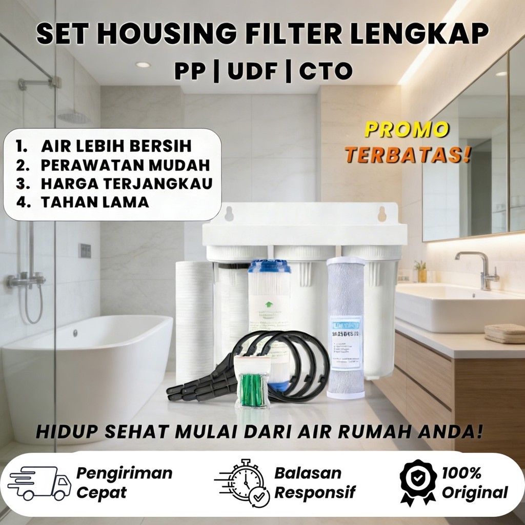Filter Air 3 Tahap - Air Sumur Bor / PDAM / Filter Zat Besi – Der Doly