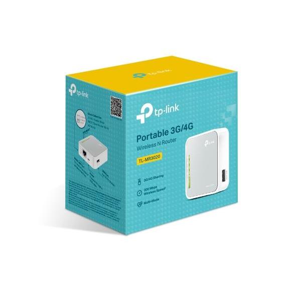 TP-LINK TPLINK TL-MR3020 PORTABLE 3G/4G WIRELESS N ROUTER WIFI