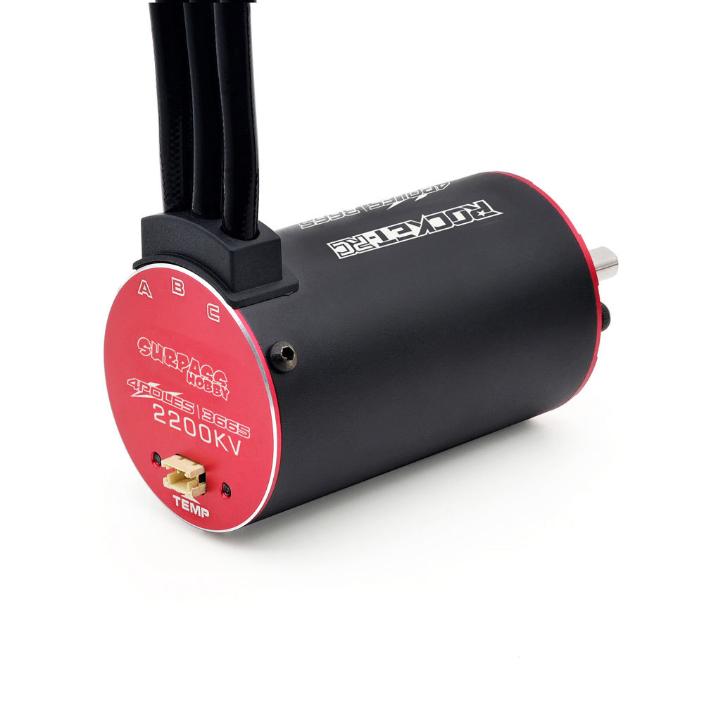 Surpasshobby Rocket-Rc Supersonic V2 Brushless Motor 3650 3660 3665 3670 3674 Temp/Sensor Port For