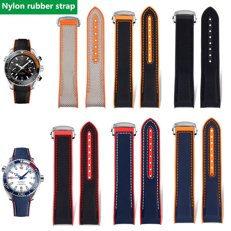 20 21 22mm Curved end Strap bracelet For Omega Seamaster 300 Ocean Speedmaster 8900 Planet Ocean