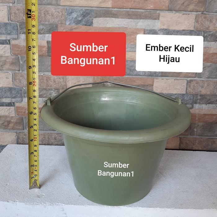 Ember Plastik Kecil Hijau 3Pc Ember Kecil