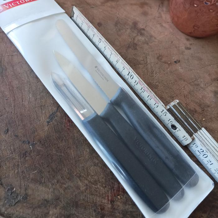 Pisau Victorinox Original Kitchen Set 3 Pcs Swiss Made