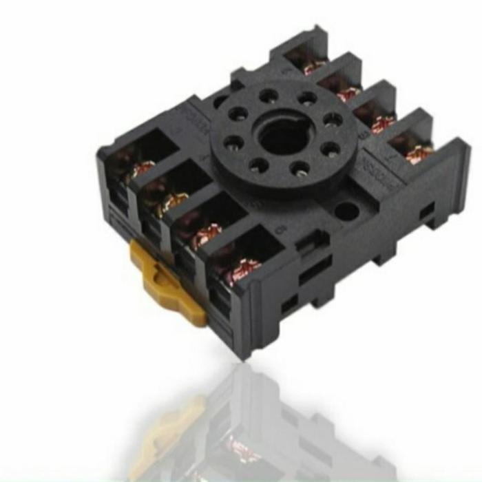 Soket Timer Kaki 8 Socket 8 Pin