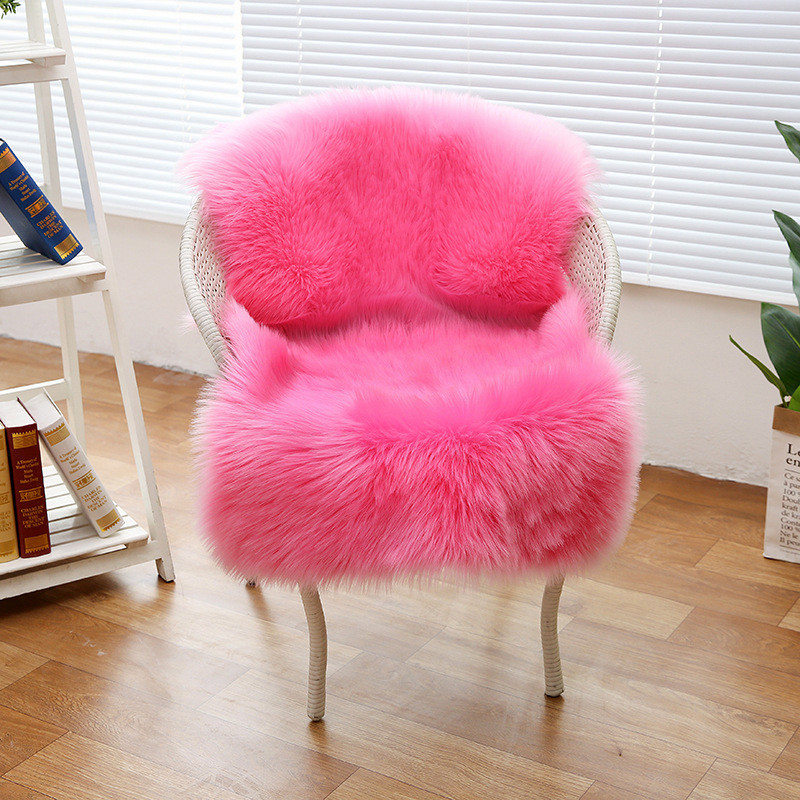 Sofa Bay Window Custom Imitation Wool Plush Carpet for Bedroom Sofa Shaggy Carpet 25 Color