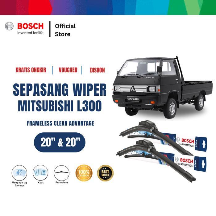 Bosch Wiper Frameless Clear Advantage Mobil Mitsubishi L300 20" & 20"