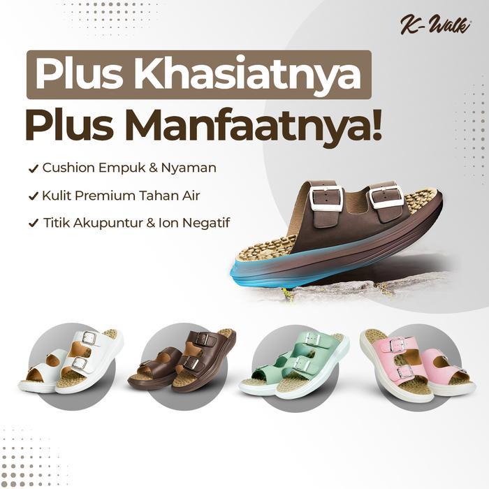Premium Sandal K-Walk Strap Plus Sandal Rematik Jaco Sandal Kesehatan Original
