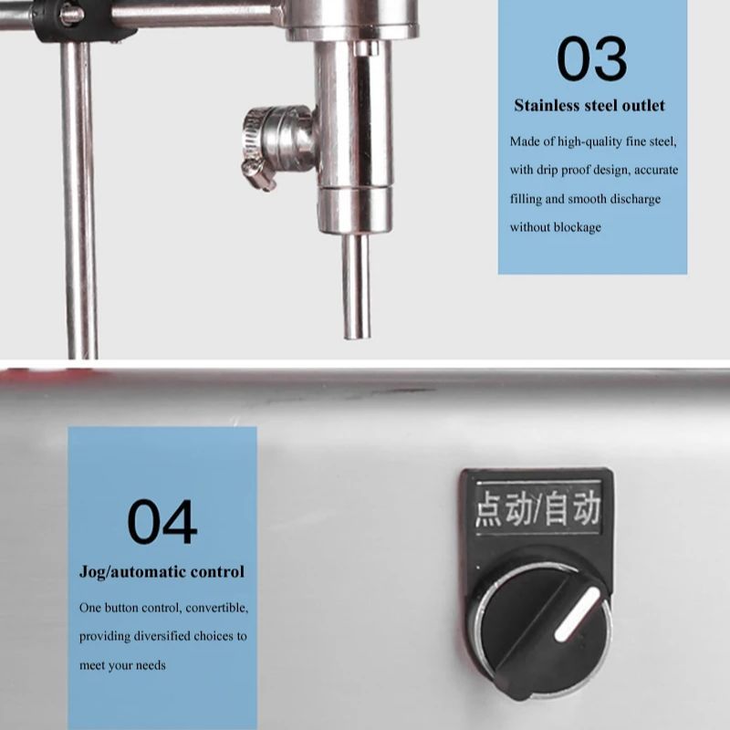 Automatic Bottle Filling Machine with Piezometer for Oil & Cosmetic Production