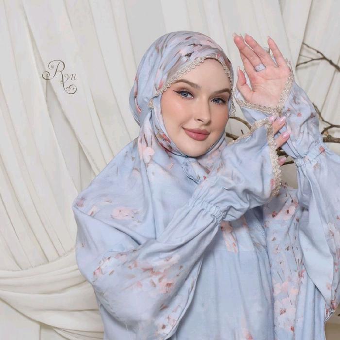Ryn Rayyan Official Mukena Rayyan Terusan Nandita Series Mukena Dewasa Travelling Rayon RYN Super