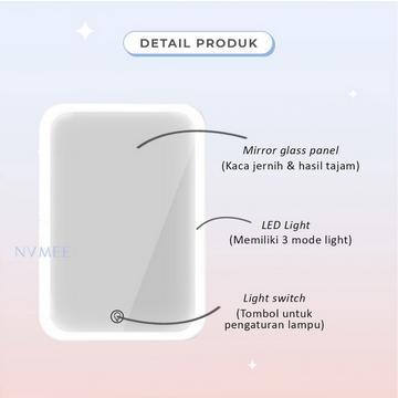 Nvmee - Beauty Skincare Mini Fridge / Kulkas Skincare Kecil Led 8L