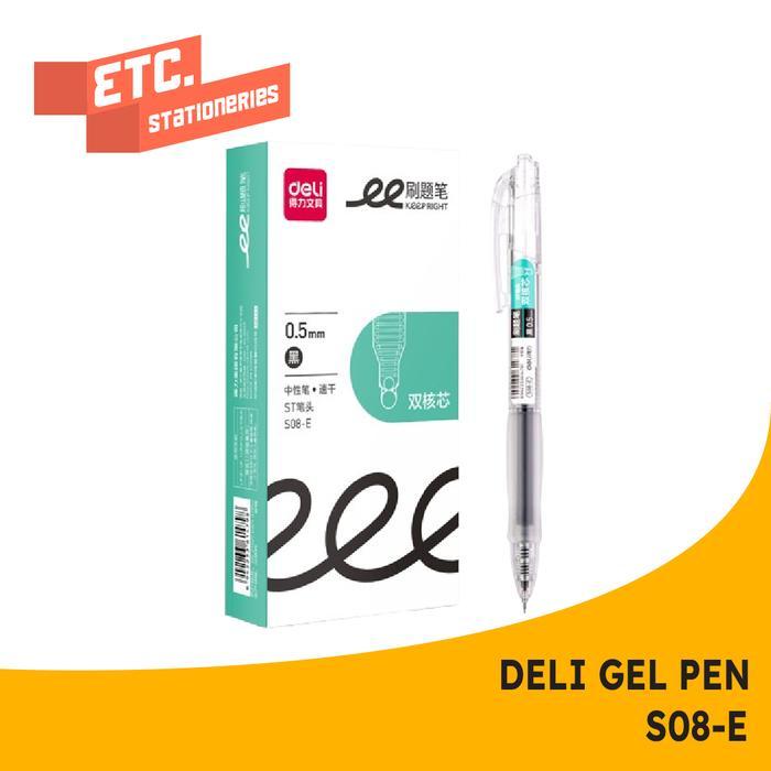 DELI Gel Pen / Pulpen Gel / Pulpen Tinta Gel [S08]