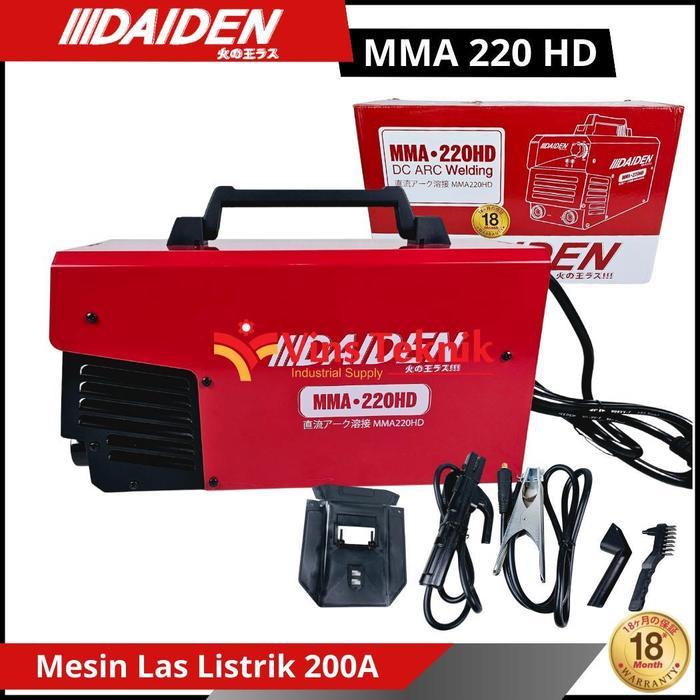 Daiden Mma 220 Hd Mesin Las Listrik Travo Las Trafo Las 200A Mma220Hd