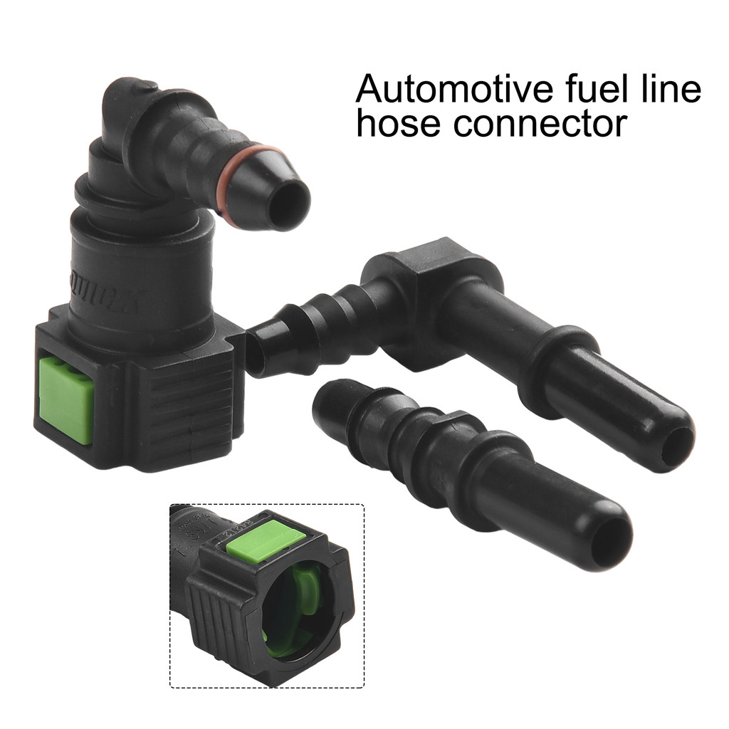 Car Fuel Line Hose Pipe Coupler Quick Connect ID6 Nylon Oil Line Pipe Adapter Disconnect Set Hose Co
