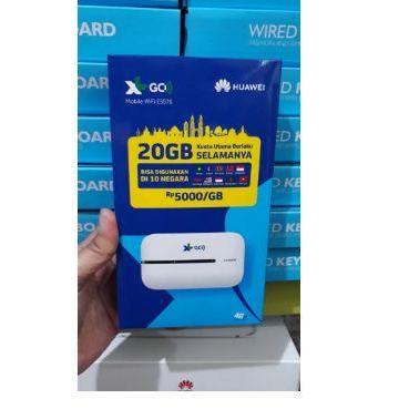 Mobile Wifi Modem Huawei E5576 4G - Xl Go Free Kuota 20Gb