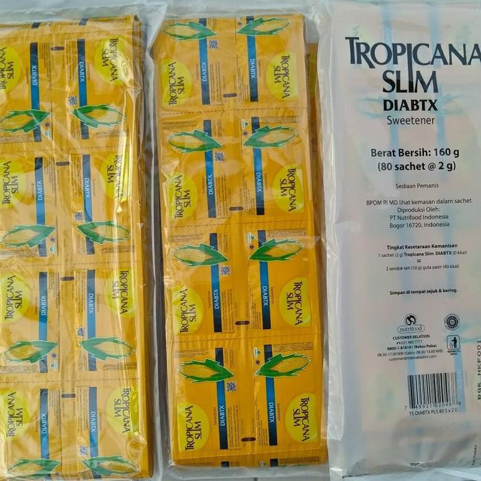 Terbaru Gula tropicana slim diabtx 80 s Ready