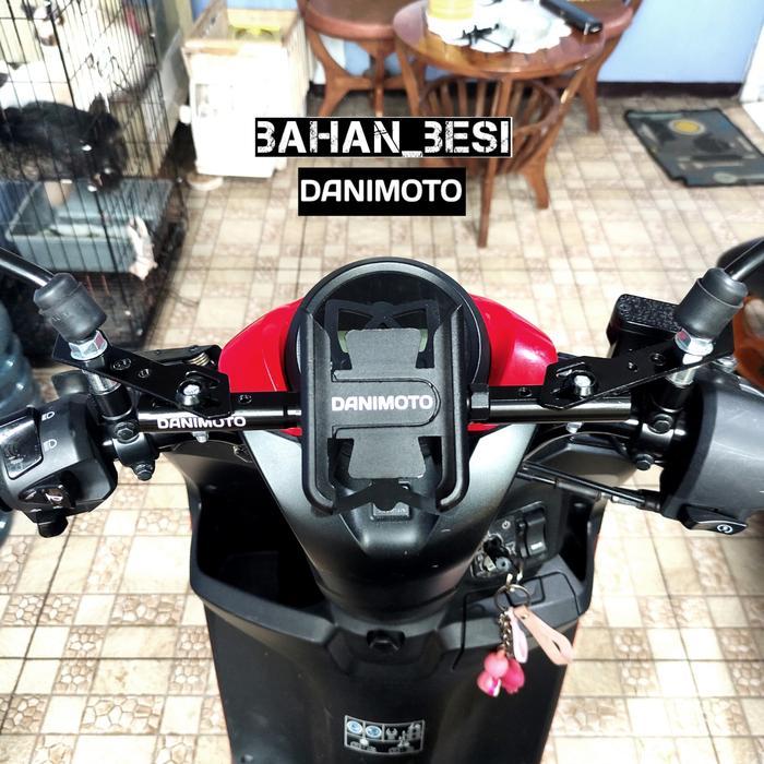 HOLDER DUDUKAN HP MOTOR SCOOPY GENIO FINO VARIO BEAT NMAX LEXI MIO PNP