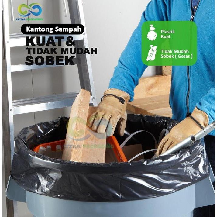 Kantong Plastik Sampah Besar / Jumbo Murah Kuat Pasti Promo