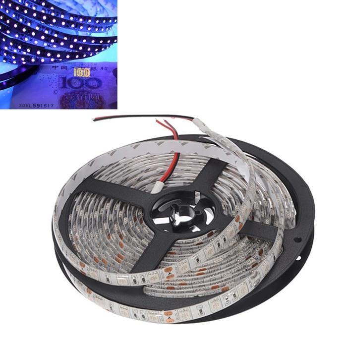 5M SMD 5050 UV ULTRAVIOLET WATERPROOF PURPLE 300 LED FLEXIBLE