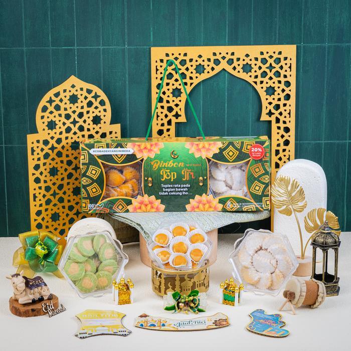 Paket Kue Kering Lebaran - Binbon TOP TRI