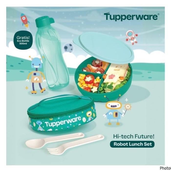 Tupperware Blue Yummy tempat makan anak