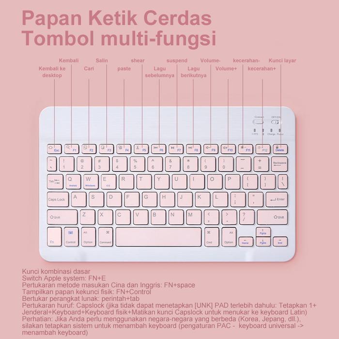 Wireless Bluetooth Keyboard Mouse Wireless Tablet Laptop Wireless keyboard 10 inch Bluetooth Mini