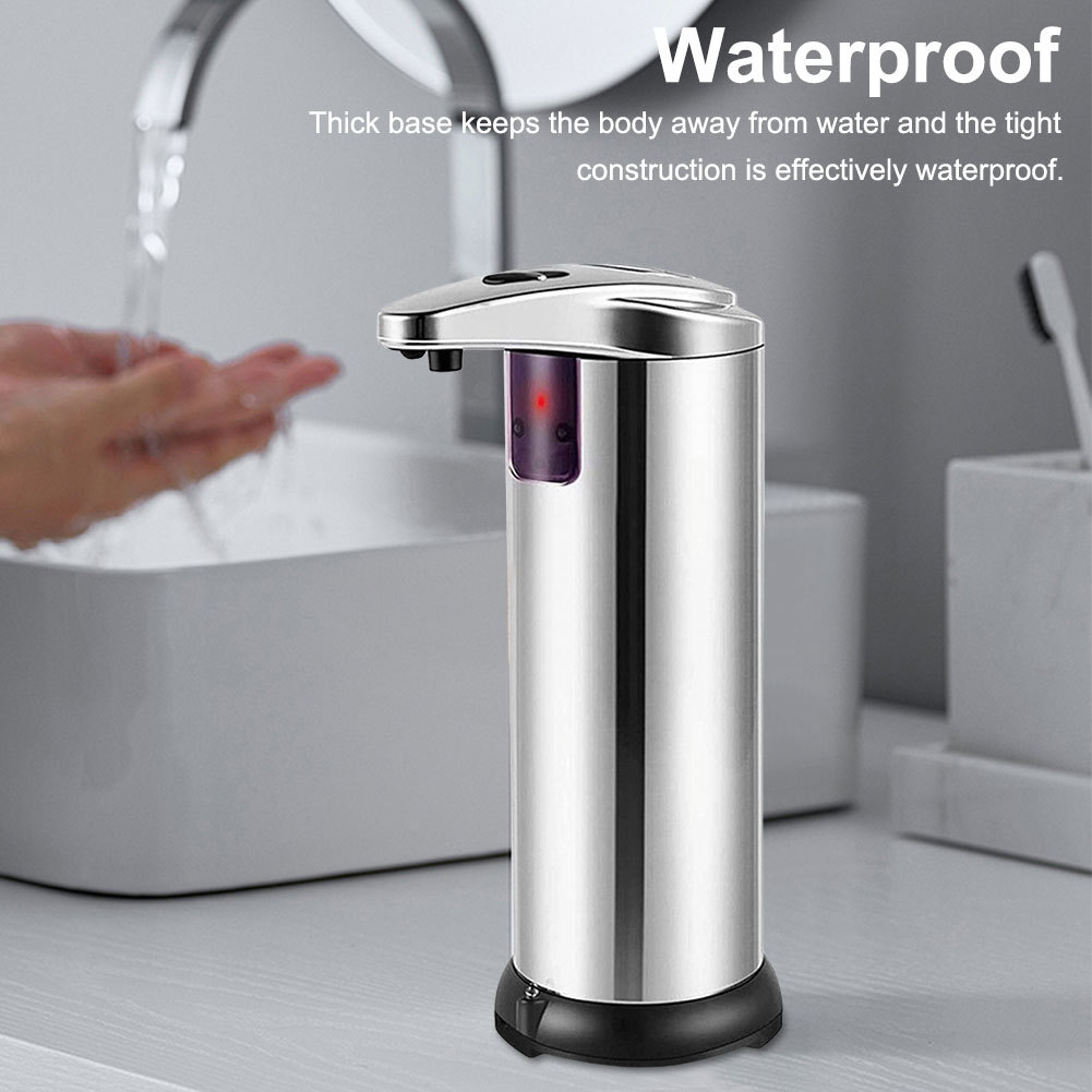Automatic Soap Dispenser Touchless Liquid Hand Soap Dispenser Stainless Steel Electric Soap