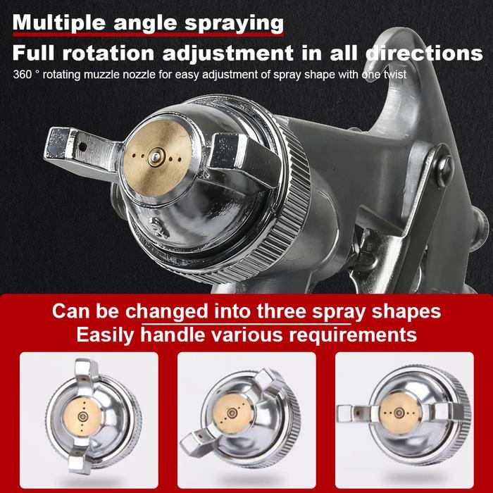 JLD SPRAYGUN CAT SEMPROT F75 TOP-POT 400CC ALAT SEMPROT CAT ANGIN KOMPRESOR TABUNG