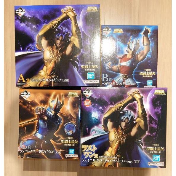 ICHIBAN KUJI SAINT SEIYA FIGURE - PEGASUS , GEMINI , PHOENIX