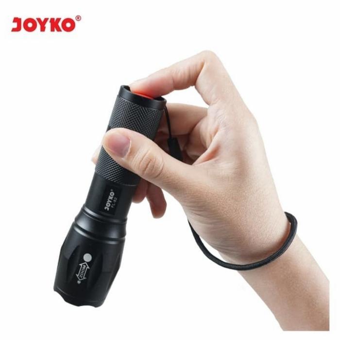 Senter LED Joyko FL-82 / Flashlight Senter Swat Terang Joyko LED FL82