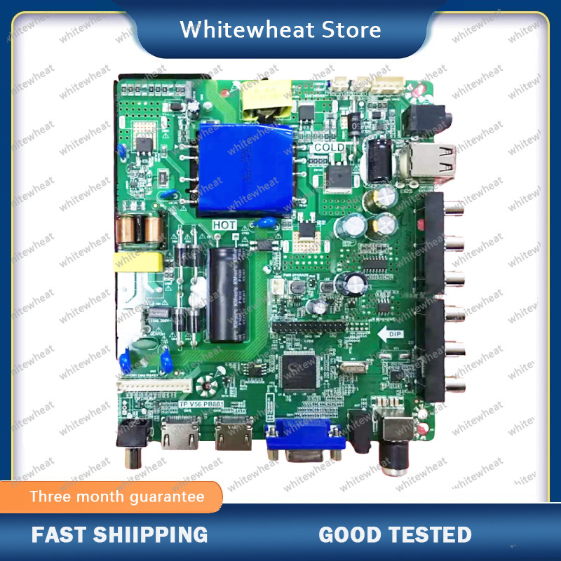 The tested LCD TV motherboard TP.V56.PB801 works well