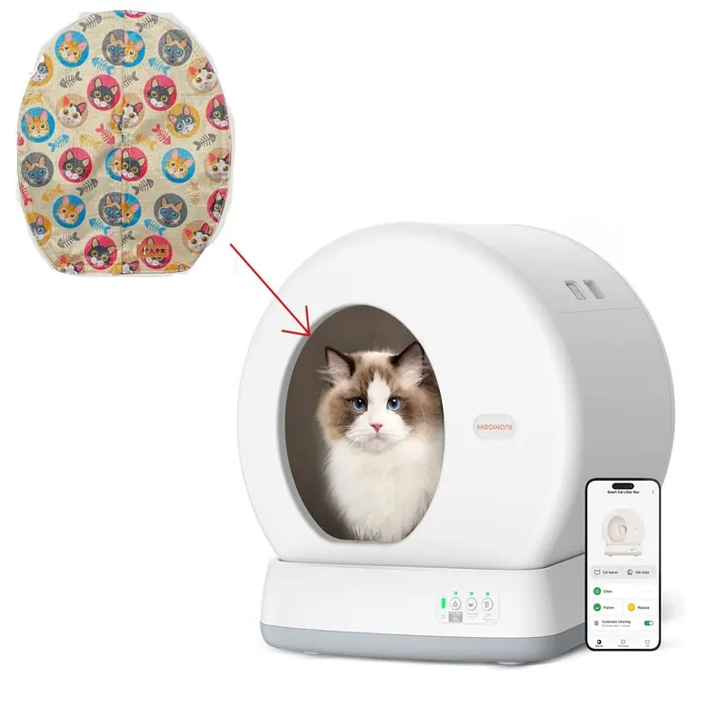 Magnetic Dustproof Curtain Exclusive for Meowant/AirRoBo Self-Cleaning Box