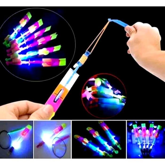 10Pcs Mainan Paser Lampu / Ketapel Lampu