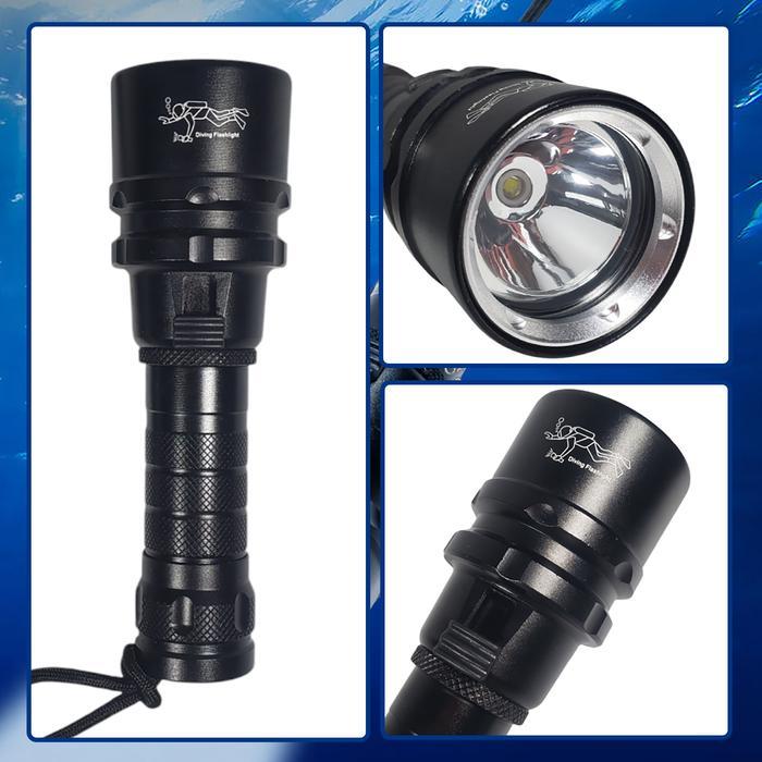 Yupard Senter Led Diving Flashlight Waterproof L2 1200 Lumens - G300