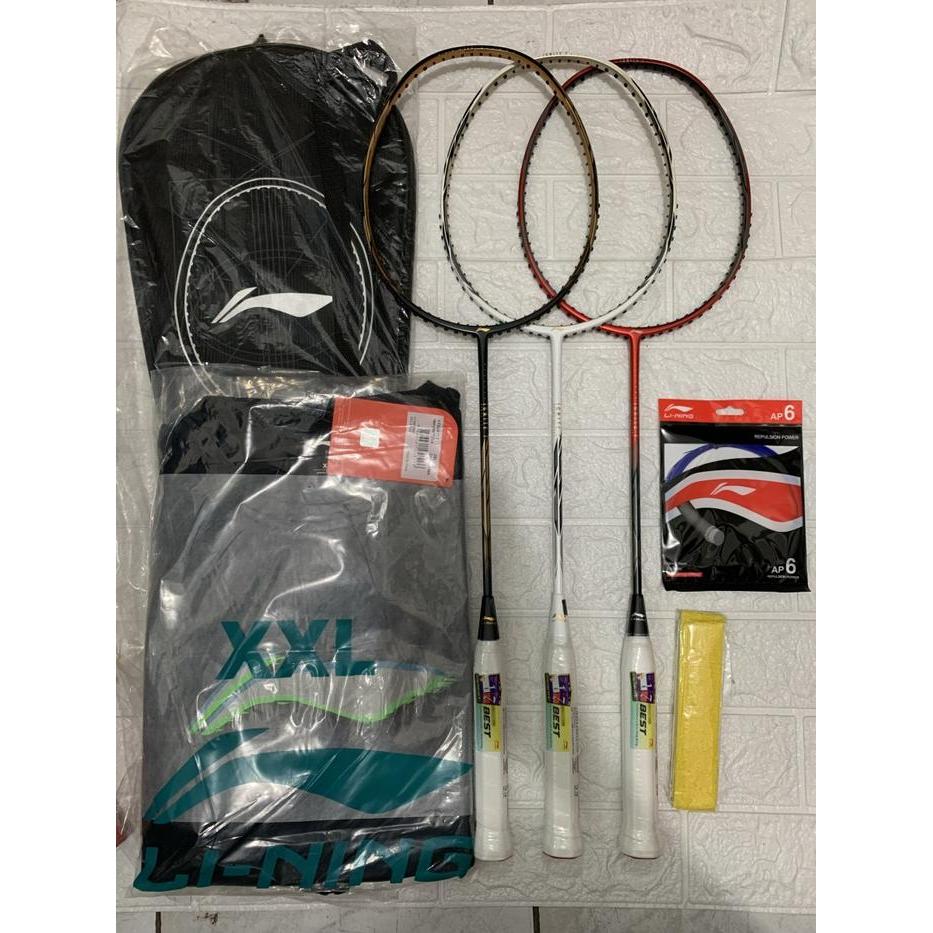 Raket Badminton Lining Ignite 7 Ignite7 Komplit Set Original