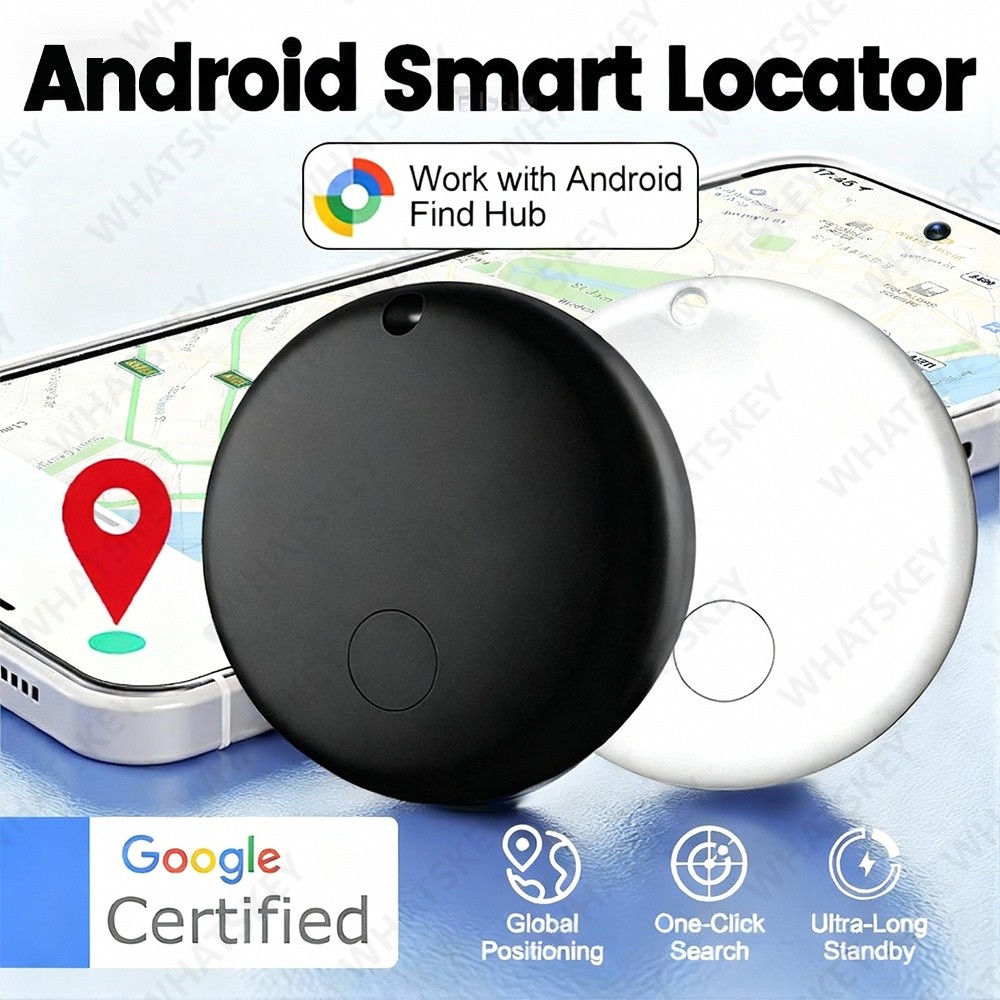 Smart GPS Tracker Works With google find hub device tracker Wallet Luggage Key Tracking Global
