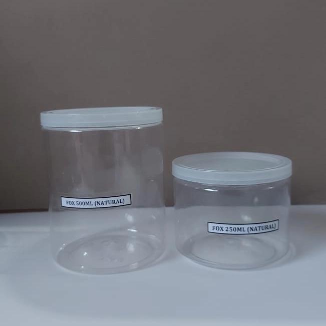 Toples Jar Tabung Plastik FOX 250 ml