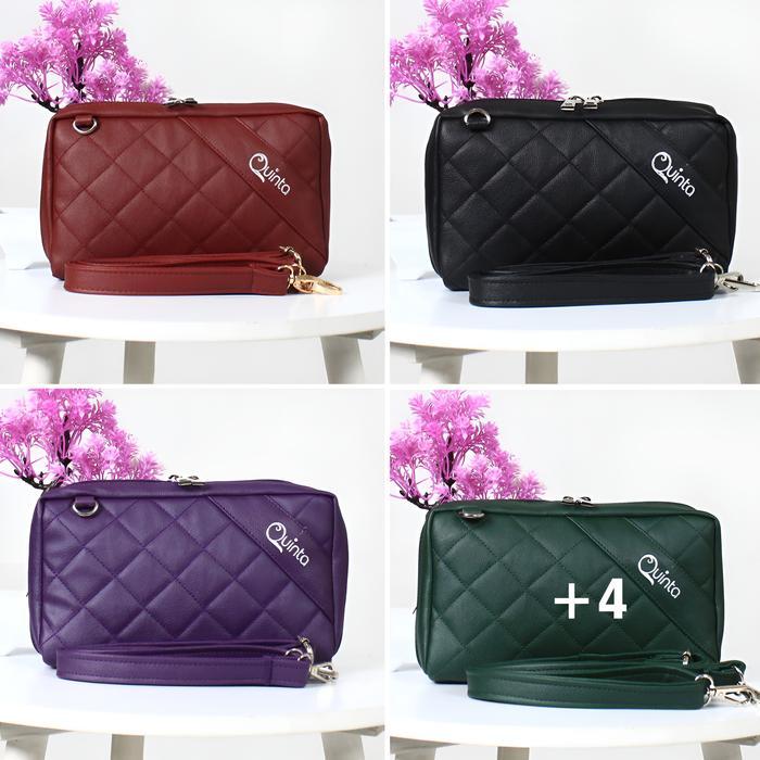 TAS QUINTA SELEMPANG MAHYRA SLINGBAG TAS MULTIFUNGSI Dengan Quilting Bahan Lapis Tiga Tas Pengatur