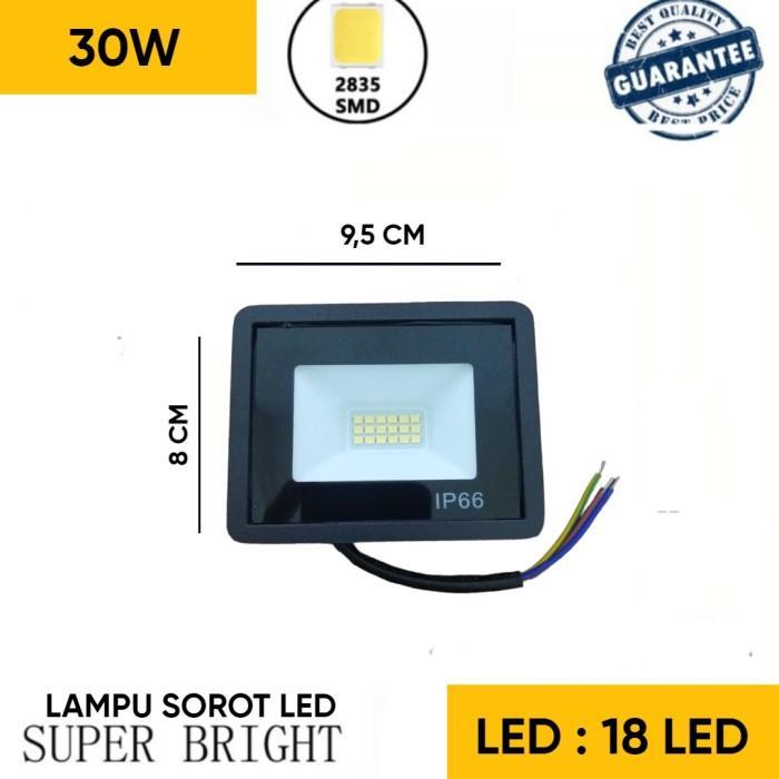 LAMPU SOROT LED 30WATT MURAH / LAMPU LED OUTDOOR SUPER TERANG