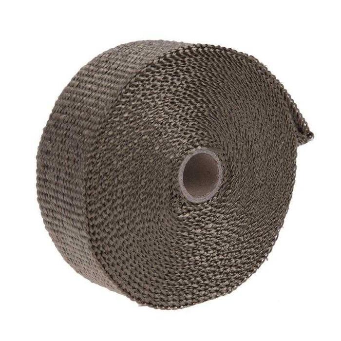 Stok Baru Peredam Panas Knalpot Motor Exhaust Wrap 50MM MP-001 Fiberglass Kain Tahan Suhu Tinggi