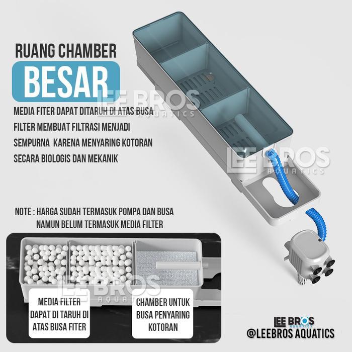 Top Filter Aquarium / Filter Box Aquarium / Box Filter Aquarium / Filter Atas / Pompa Filter